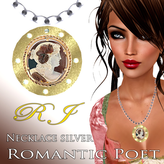 Necklace Silver Romantic Poet MKT