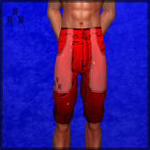 Red Faded Surfer Boardies