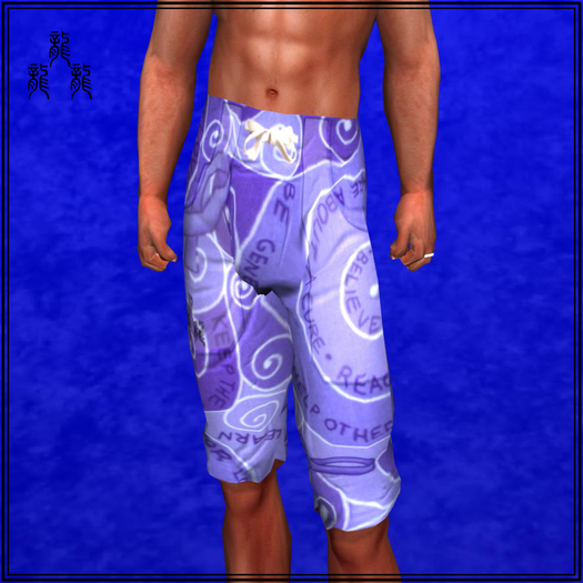 Purple Ribbon Surfer Boardies