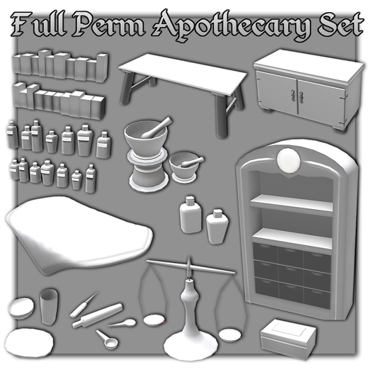 {XO} Full Perm Apothecary Set