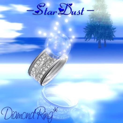 Diamond Ring Stardust Blue