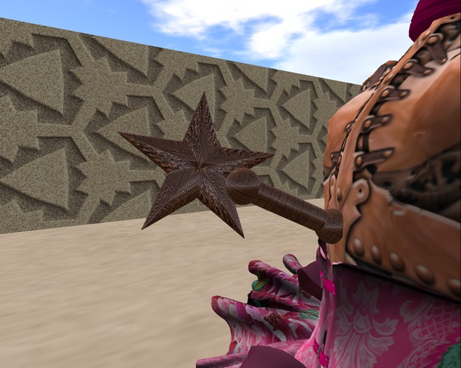 Steampunk Copper Clockwork Key Star