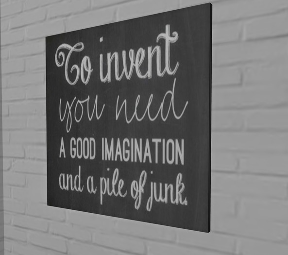 TO INVENT CHALKBOARD