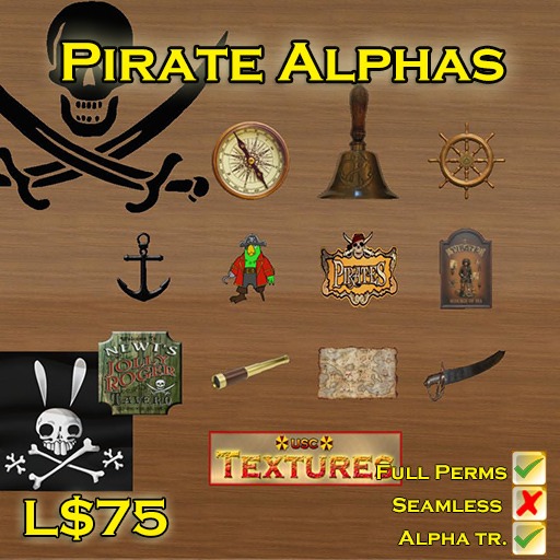USC Textures - Pirate Alphas 