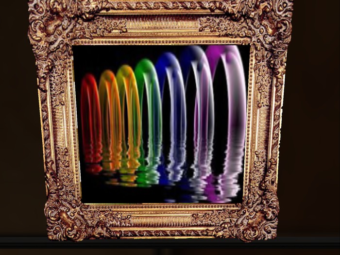 rainbow framed