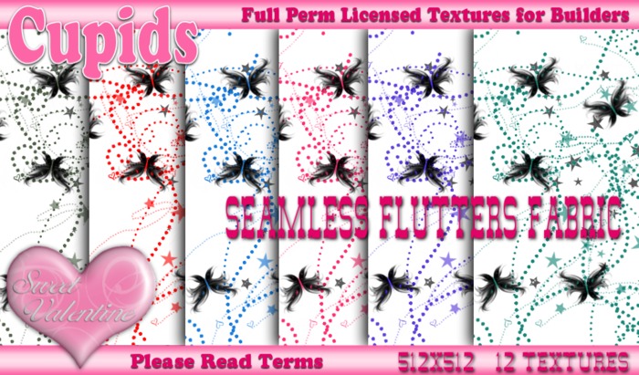 *Cupids Textures * 12 FLUTTER LOVE