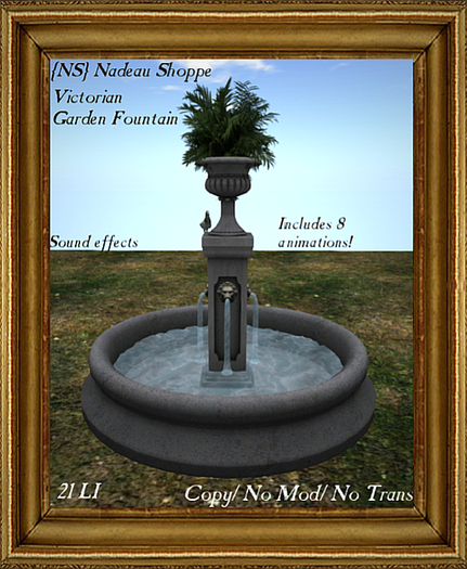 {NS} Victorian Garden Fountain (boxed)