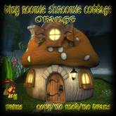 *FFC* Tiny Roomie Shroomie Cottage - Orange