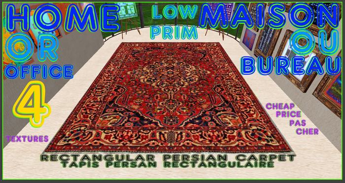 4 rectangular Persian carpets 4 tapis persans rectangulaires 29