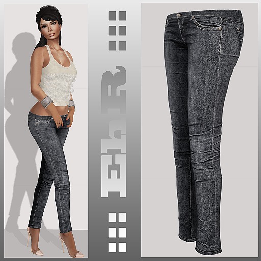 ::: EhR ::: _ Jeans (Black)