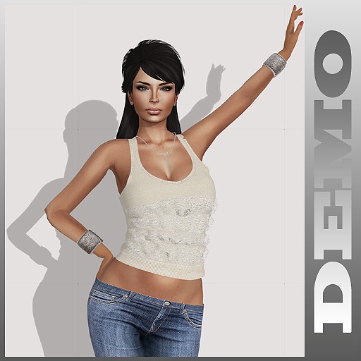 ::: EhR :::_ Lace Top V2  (cream) DEMO