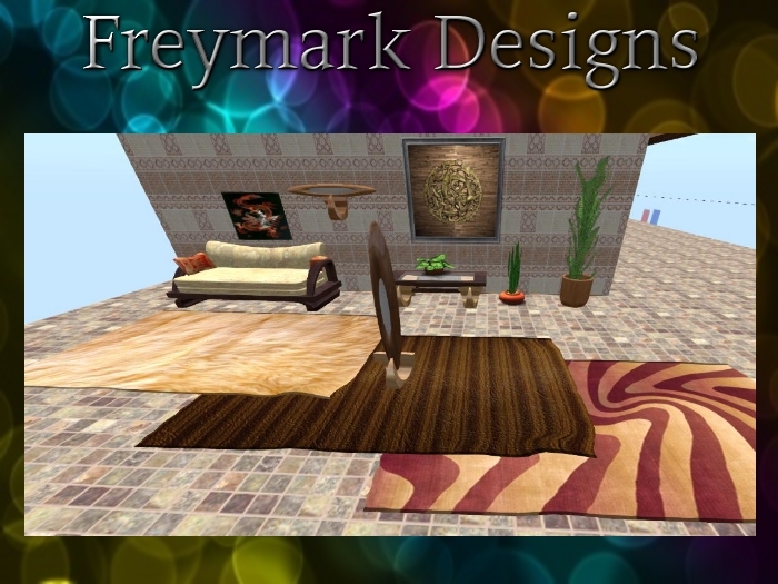 Luxury Rug Set & Wooden Floor Lamp v1.1