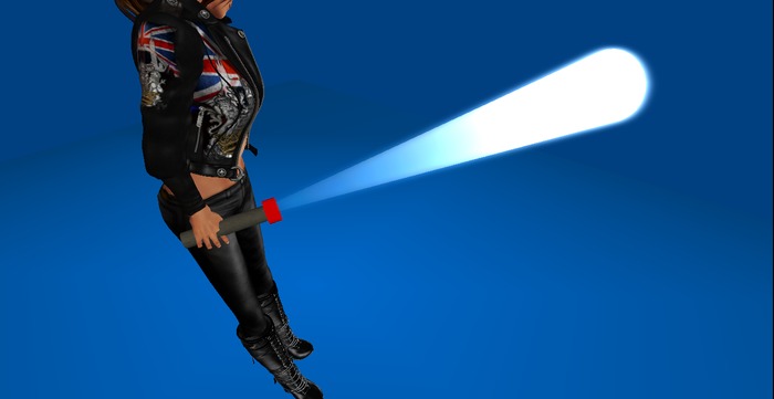 Real Working flashlight Free Gift