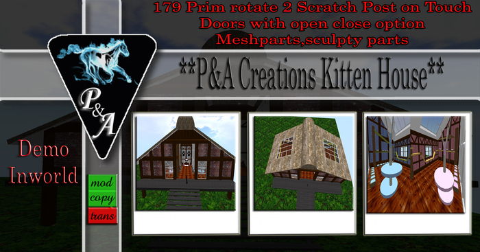 **P&A Creations Kitten Home**