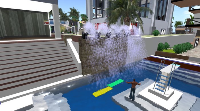 LUXURY WATER WALL FONTAIN , pool furniture, 