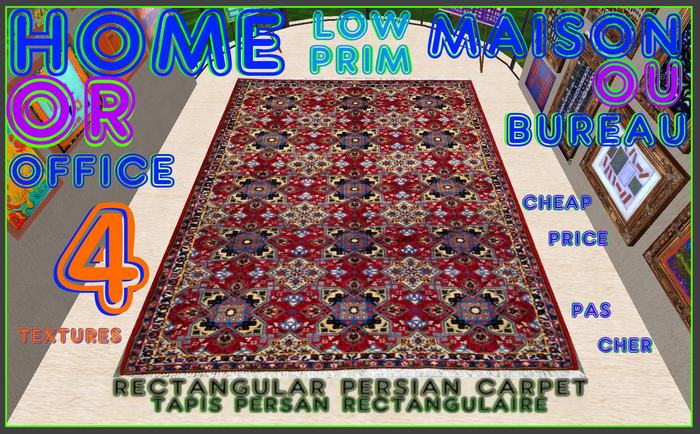 4 rectangular Persian carpets 4 tapis persans rectangulaires 30