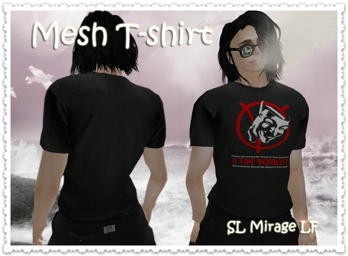 Vendetta sign - Men Mesh T-Shirt