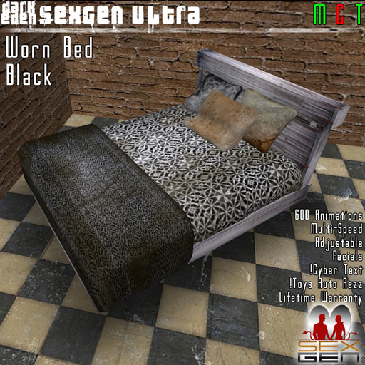 [de] Worn Bed - Black