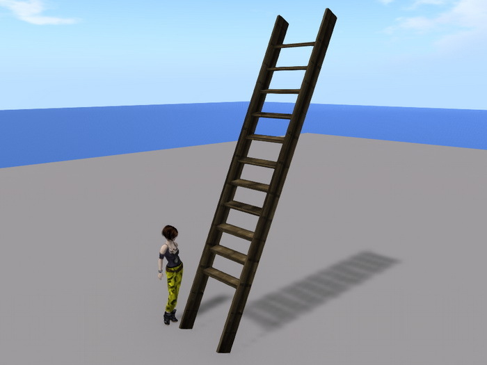 Attic Ladder Sculpted and Textured