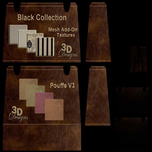 TD Mesh - ADD-ON Black Collection Textures Kit