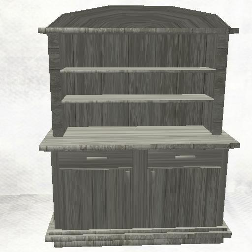 Sassy's Gray Hutch