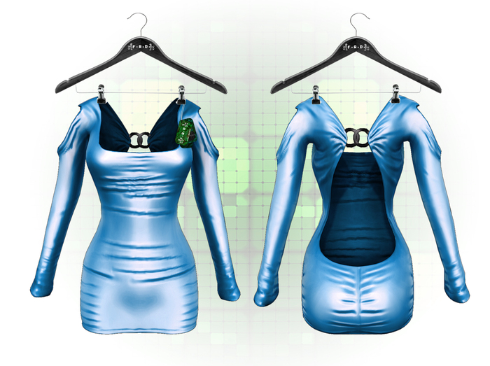 :{F.A.D.}: Bebe Night Club Dress Blue