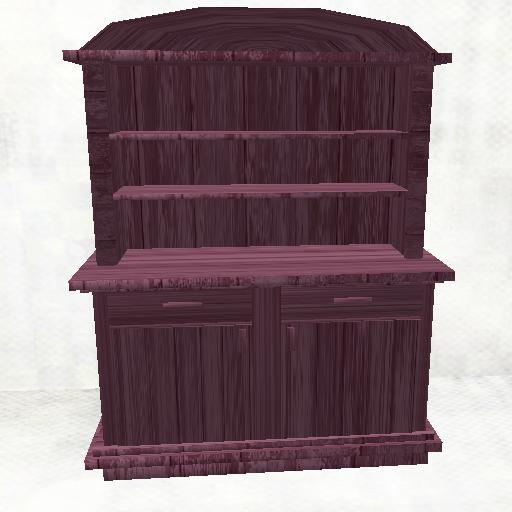 Sassy's Weathered Pink Hutch