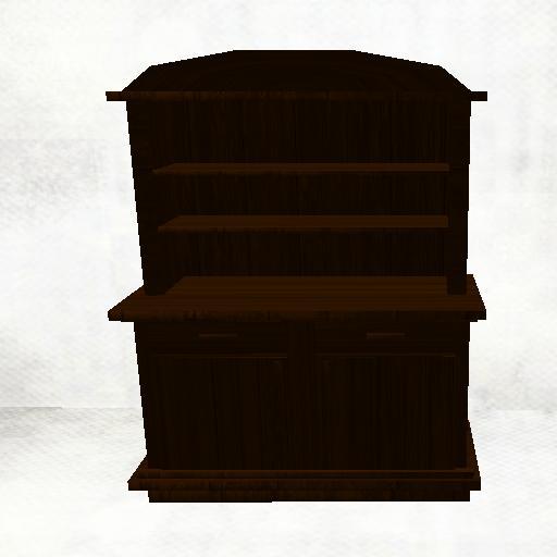 Sassy's Cherry Wood Hutch