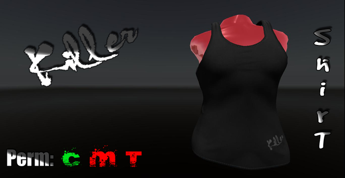 :{KilleR}:  Men's  Black Tank Top