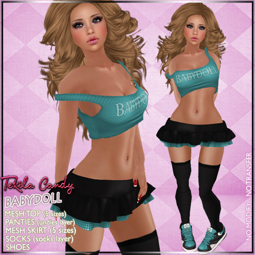 *TC* Babydoll - Cyan