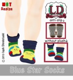 *LD* - Blue Star Socks