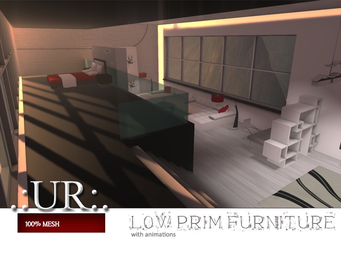 .:UR:. Modern Skybox Living Furniture (full perm mesh) v2