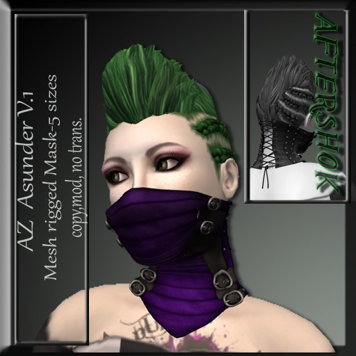 .::aFtershok::. Mask v.1 in purple