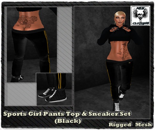 MIUK - Sports Outfit (Black)