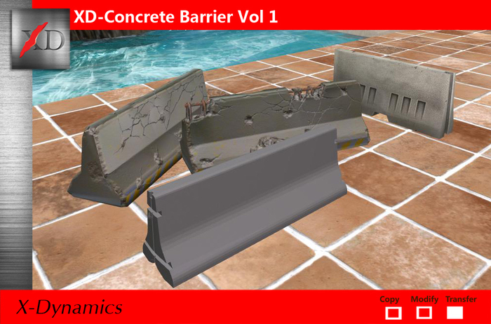 XD-Concrete Barrier Vol 1 (Mesh)