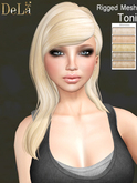 =DeLa*= Mesh Hair "Marinel" Orange Browns
