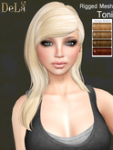 =DeLa*= Mesh Hair "Marinel" Orange Browns