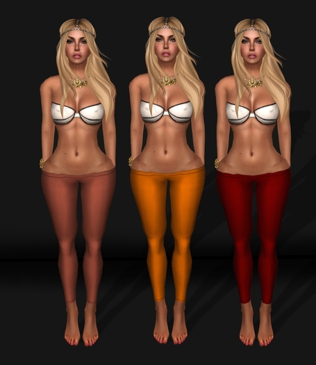 .R:R. The Niora Leggings - Greens