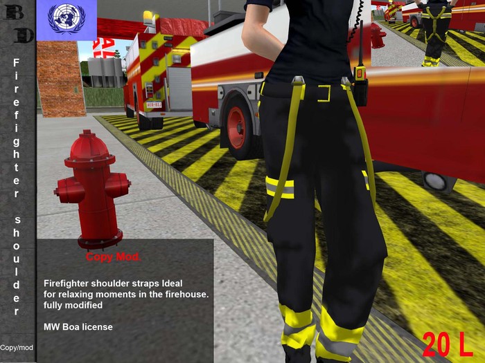 Firefighters suspenders