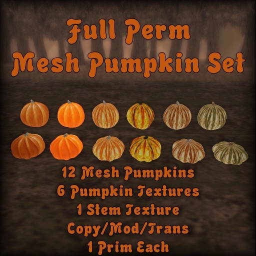 Full Perm Mesh Pumpkins BOX