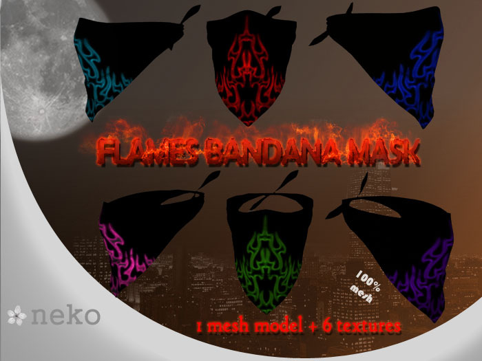 Bandana-Mask-Flames