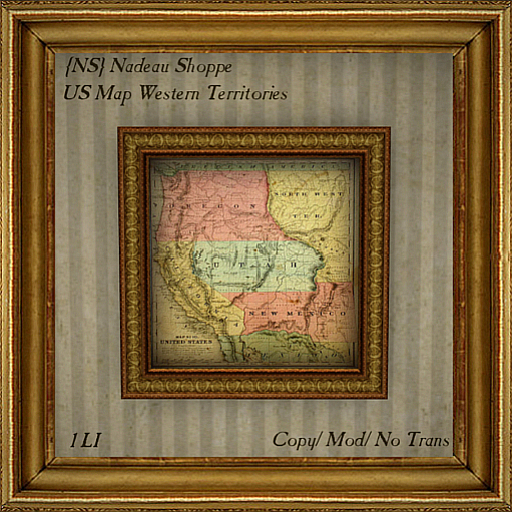 {NS} US Map Western Territories