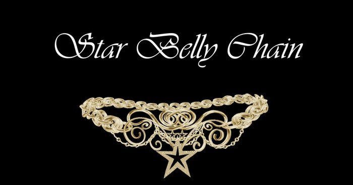 Star Belly Chain Gold