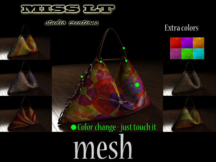 Miss LT - Madama mesh bag - fatpack 12 colors