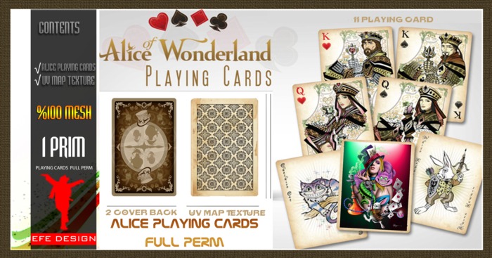 Alice Playing Cards Full Perm