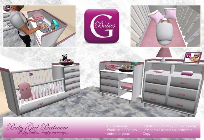 .: GBabies Baby Pink Bedroom