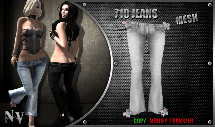 [NV] 710 Jeans -White-
