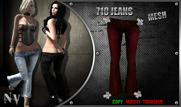 [NV] 710 Jeans -Red-