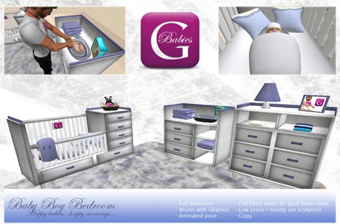 .:GBabies Blue Boy Bedroom