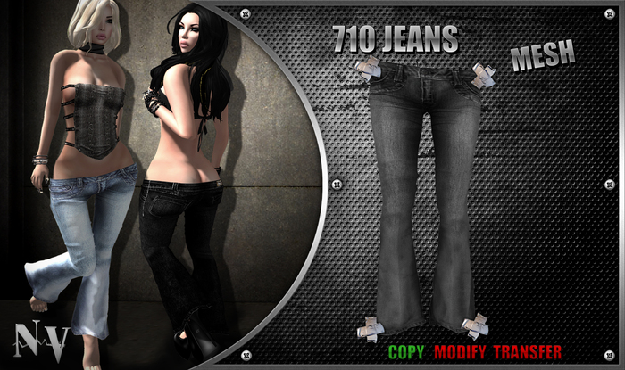 [NV] 710 Jeans -Grey Light-